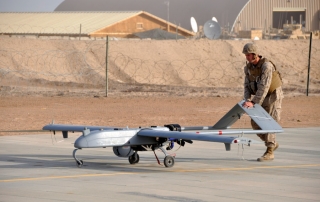 Marine With A UAV