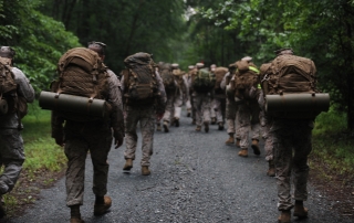 Marines Training At MCB Quantico